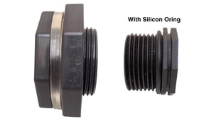 Van Enterprises Rubbermaid tank drain valve installed for easy water release