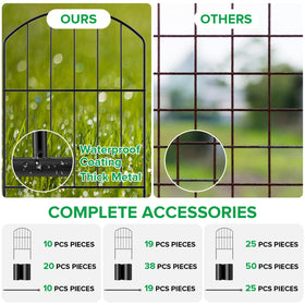 VANCASTLE pet-friendly garden barrier keeps small animals within a defined area.