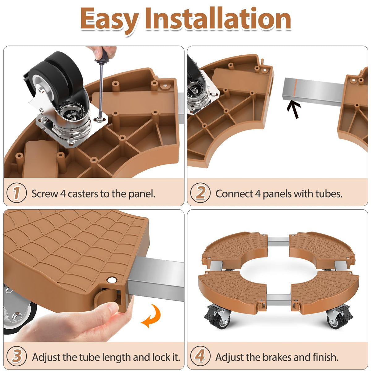 VANCASTLE caddy designed for indoor and outdoor use in all weather.
