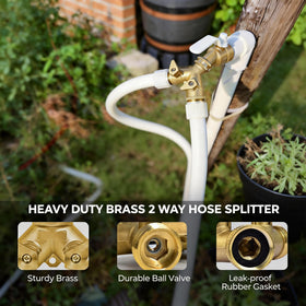 VANCOCO 3/4 inch GHT connection for standard faucet compatibility