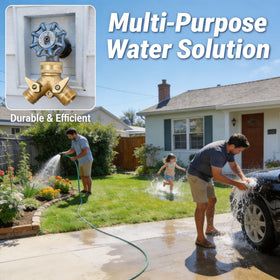 VANCOCO outdoor-ready splitter ideal for gardens and car washing setups