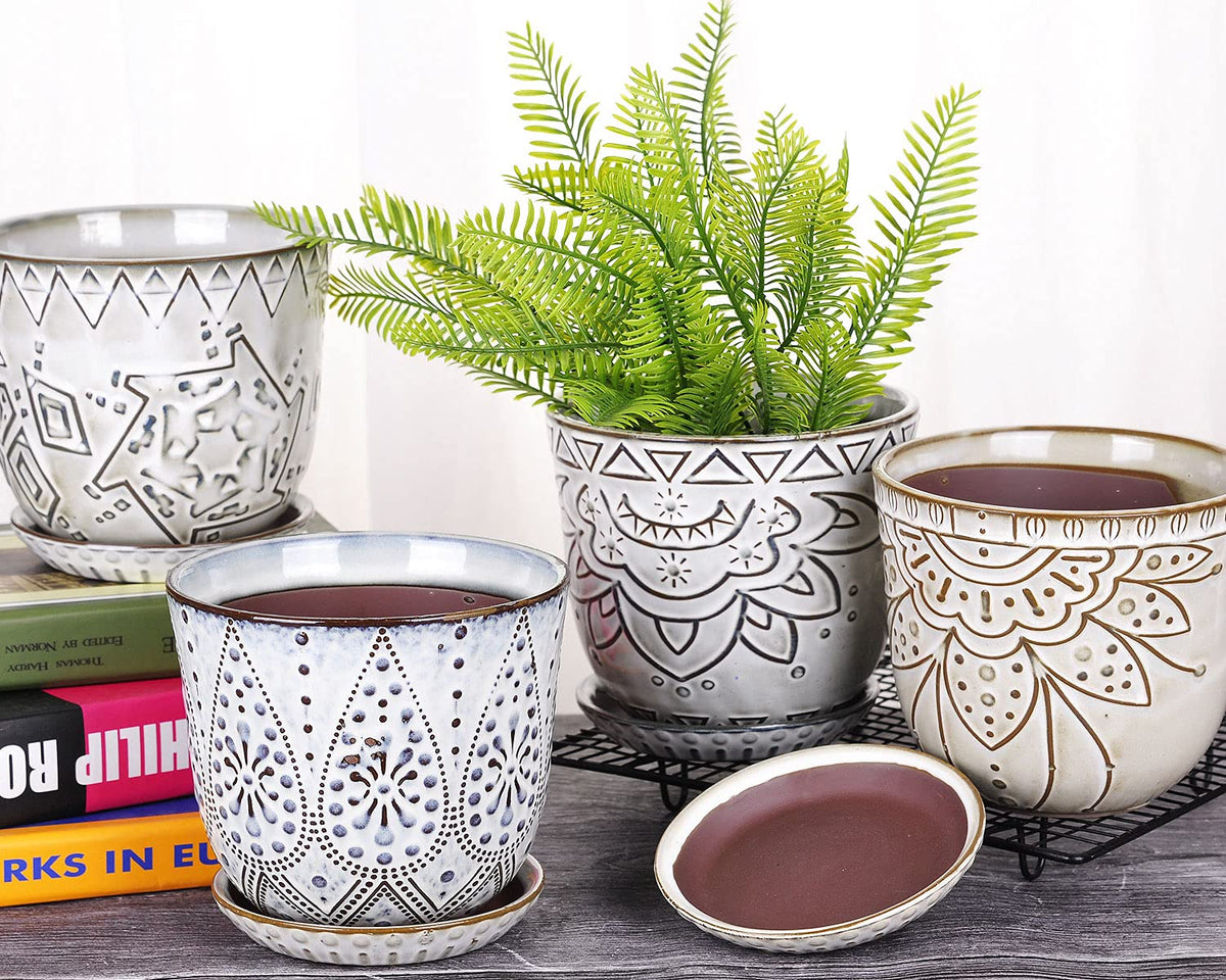 VanEnjoy windowsill display pairing natural tones.