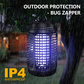 VANELC Bug Zapper 4000V grid enables quick, chemical-free elimination