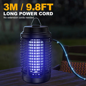 VANELC Bug Zapper IPX4 waterproof design withstands rain outdoors