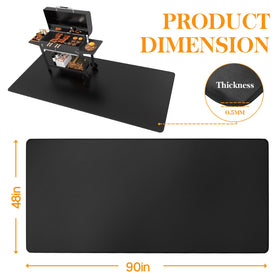Vaniture double-sided fireproof mat under grill for enhanced safety