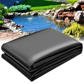 VANITURE Pond Liner 10x15 rolled, durable HDPE for leak-resistant outdoor ponds.
