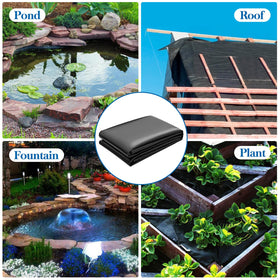 VANITURE pond liner is durable for outdoor use, with long-term flexibility.