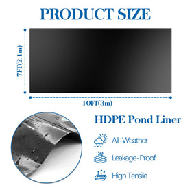 Vaniture pond liner easy cut and fit for custom pond shapes