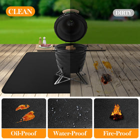 Vaniture wide-use fireproof protector suitable for grills, fireplaces, and pits