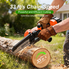 VANKERY tool-free chain tensioning knob enables quick adjustments.