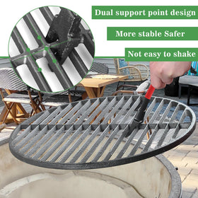 Vankey compatible with Big Green Egg and Kamado Joe grills for versatile lifting