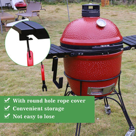 Vankey lifter hanging-hole design keeps it within reach by the grill