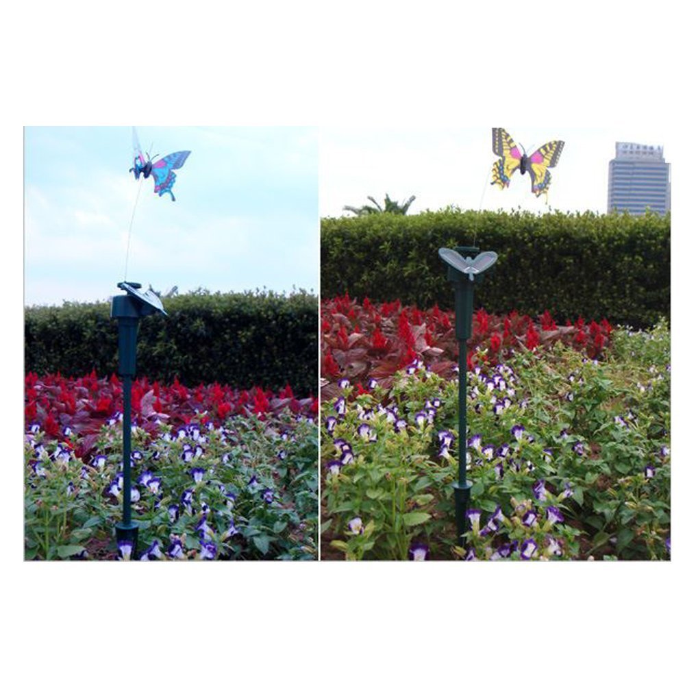 Vanki hand-painted butterfly wings brighten yards and patios.