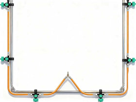 Vanpet 6-nozzle folding sprayer boom extended to 122 inches for wide area coverage