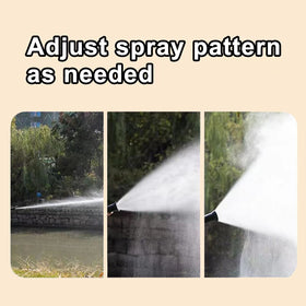 VANPET adjustable spray pattern enables versatile coverage across plants