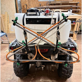 Vanpet sprayer boom ready for quick ATV UTv mounting