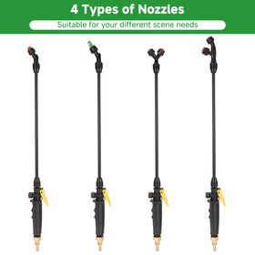 VANPET brass barbs with 1/4 and 3/8 hoses for easy hose compatibility