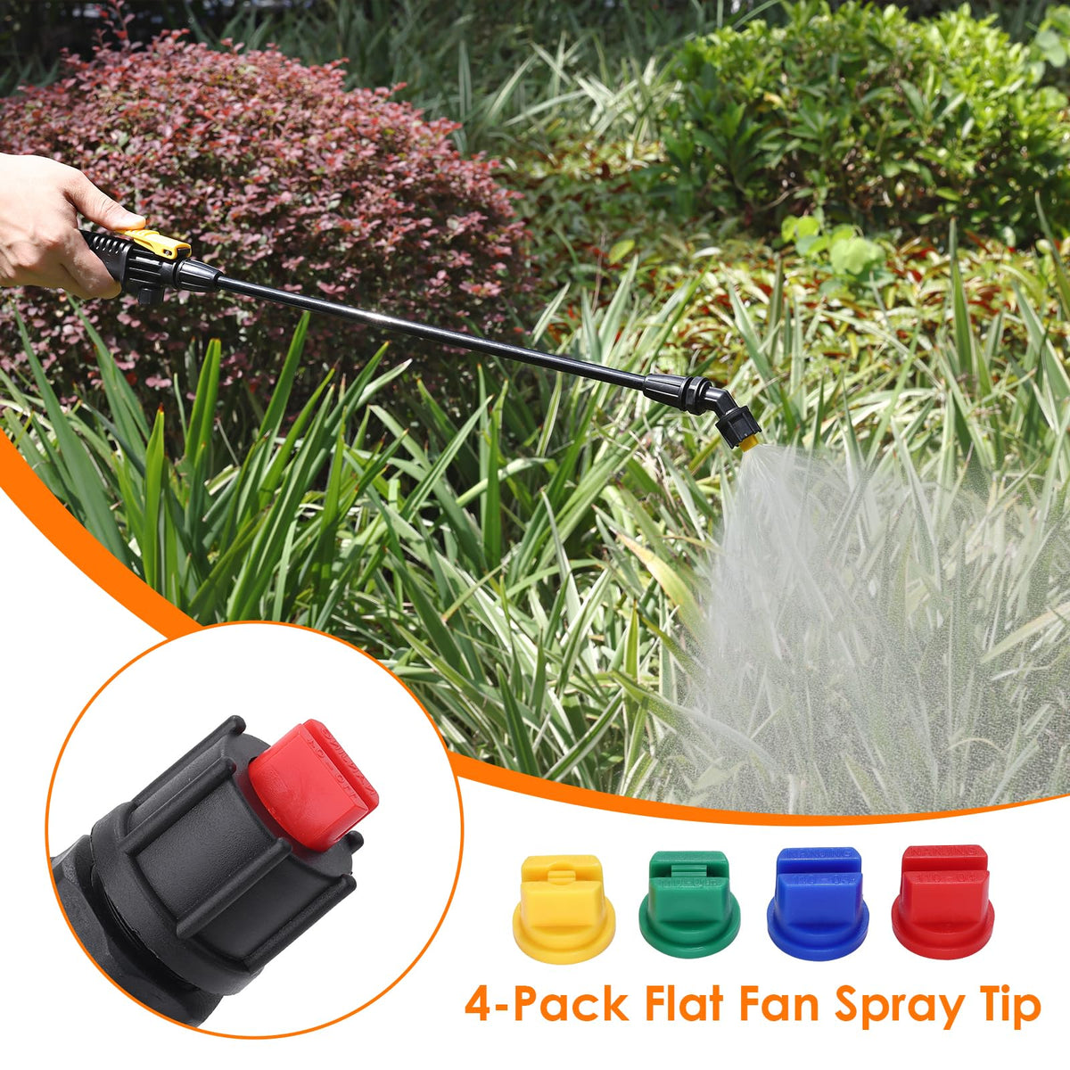 Vanpet brass barbs fit 1/4 and 3/8 inch hoses for easy setup.