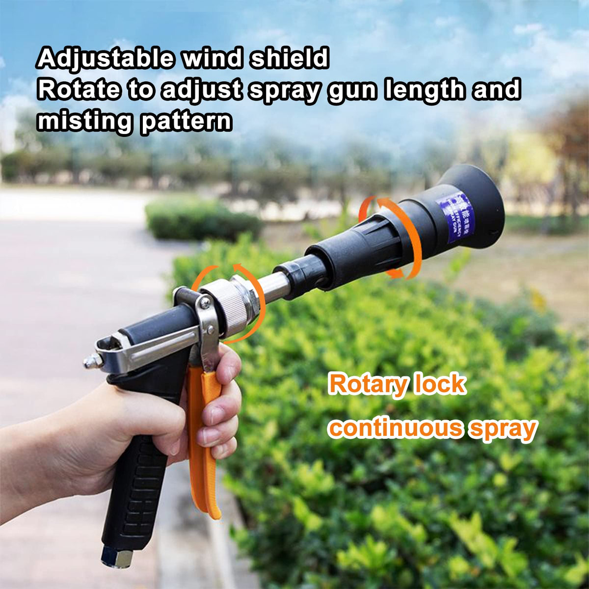 VANPET brass hose barb connection ensures a durable hose fit