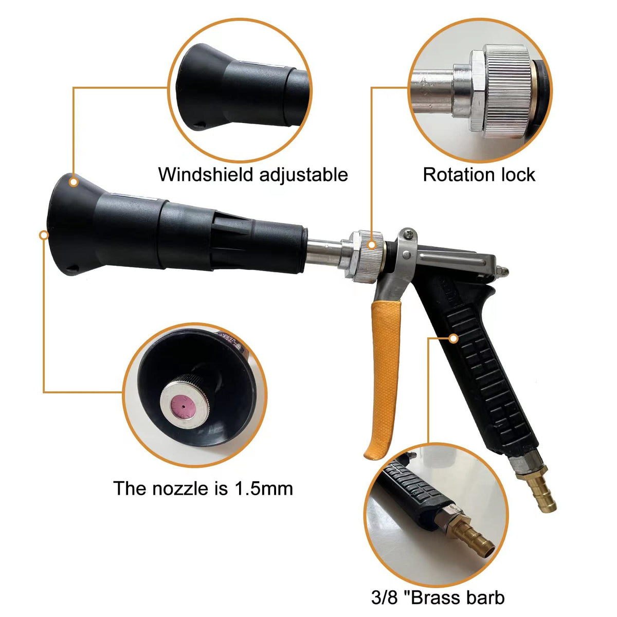 VANPET high pressure enables efficient, large-area spraying tasks