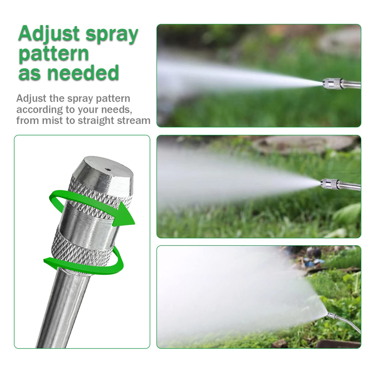 VANPET sprayer wand lockable handle for continuous spraying.