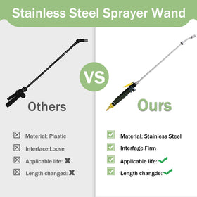 VANPET sprayer wand use cases for garden watering and tool cleaning.