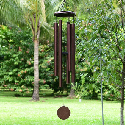 Vanquer large wind chimes outdoor 48-inch deep tone for garden ambience.