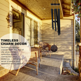 Vanquer memorial wind chimes packaged as a thoughtful sympathy gift