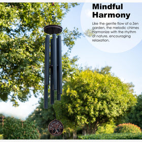 Vanquer memorial wind chimes packaged as a thoughtful sympathy gift