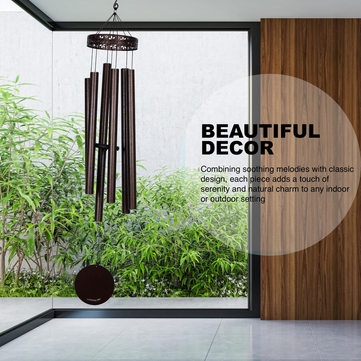 Vanquer memorial wind chimes offer a thoughtful sympathy gift with a soothing tone.