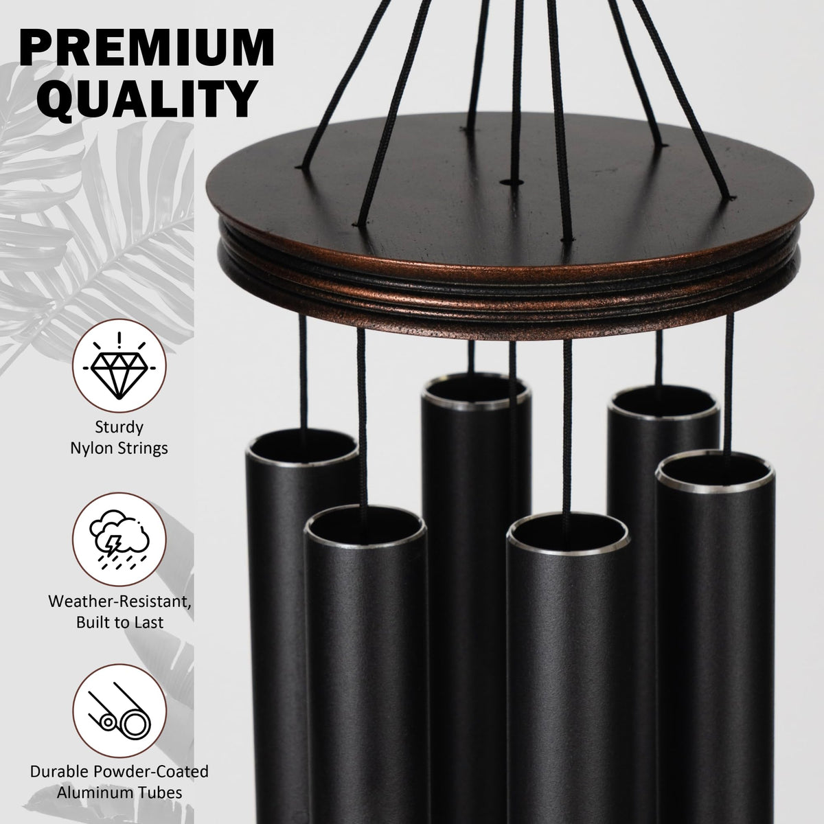 Vanquer tree of life wind catcher detail enhances garden focal point