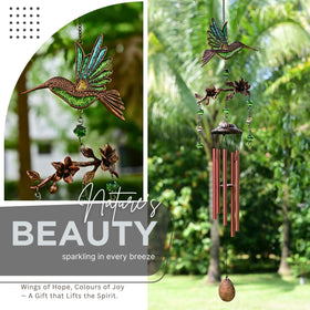 Vanquer wind chimes emit soothing tones for relaxing spaces
