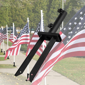 VANROUG black powder coating protects the stake from rust and corrosion
