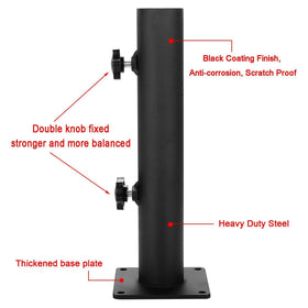 VANROUG thick base detail highlights improved stability in wind.