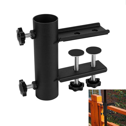 VANROUG patio umbrella clamp clip on railing for stable shade