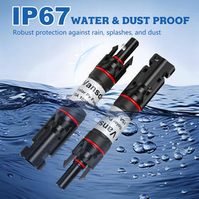 Vansdon IP67 waterproof fuse connector guarding against dust and water.