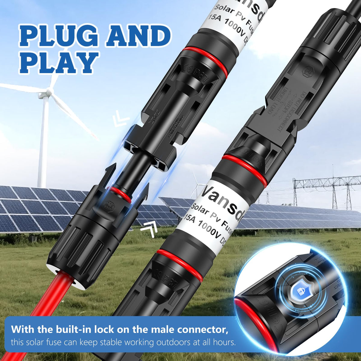 Vansdon sturdy PC/PPO body resists temperature swings in harsh conditions.