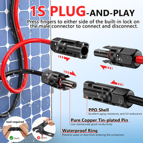 Vansdon solar cable handles -40°C to 90°C for year-round use