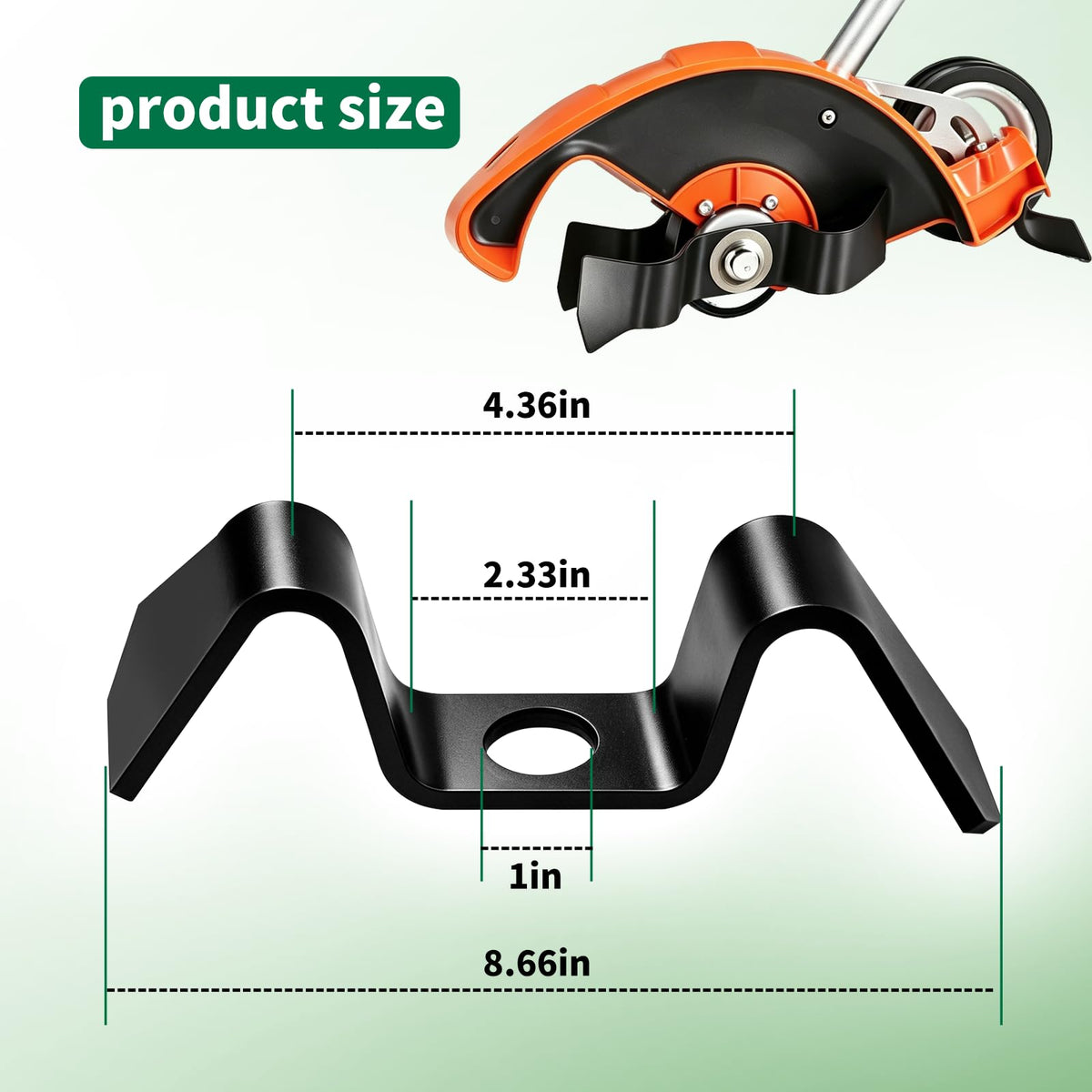 Vanshly bed edger blade high hardness supports long-lasting use.