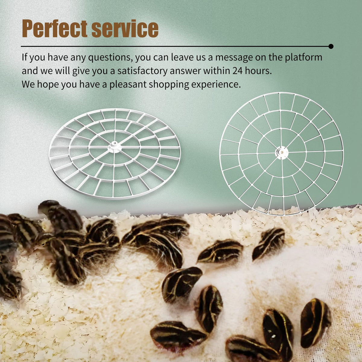 Vanshly durable plastic egg turner tray offers long service life