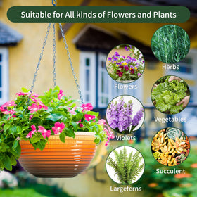 Vanslogreen glazed finish blends with modern decor for stylish plant display.