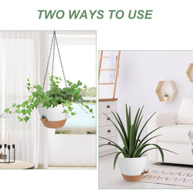 Vanslogreen planter suited for both indoor and outdoor spaces.