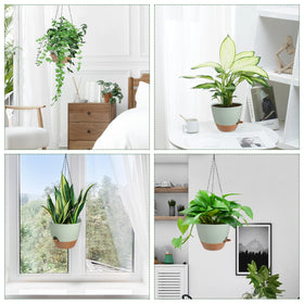 Vanslogreen indoor-outdoor hanging planter suits patios, balconies, and porches