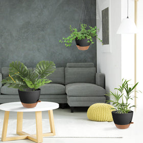 Vanslogreen indoor-outdoor hanging planter for patios, balconies, and porches.