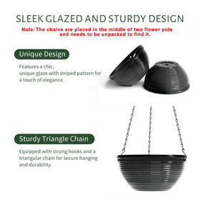 Vanslogreen triangular chain system supports easy hanging and stability.