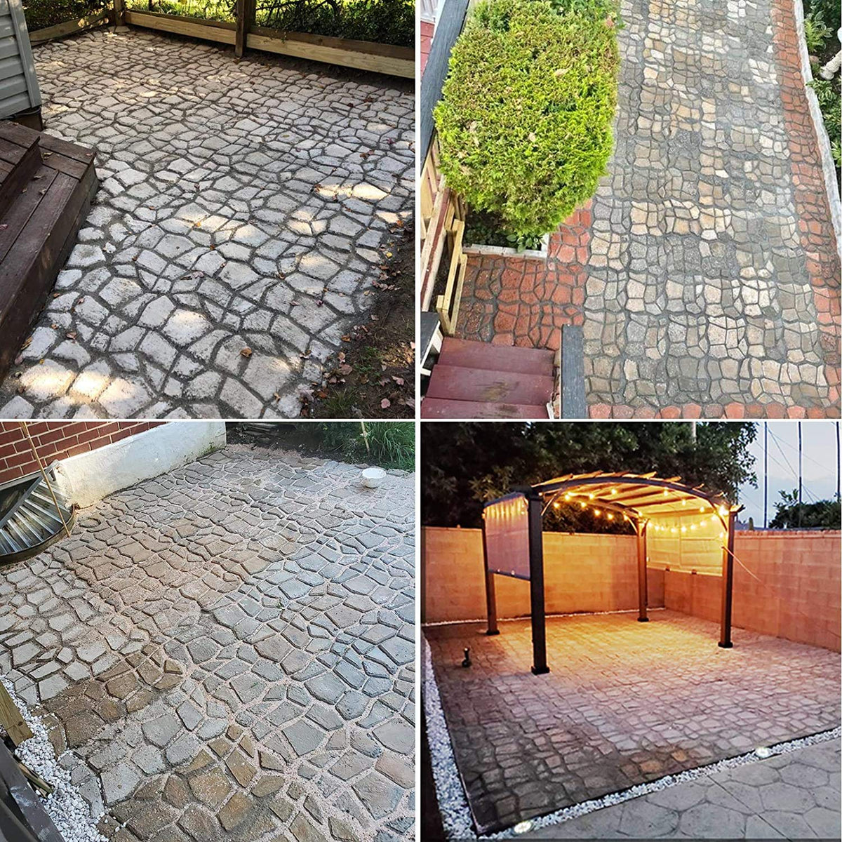 VanSmaGo concrete-paver mold creates uniform stone blocks