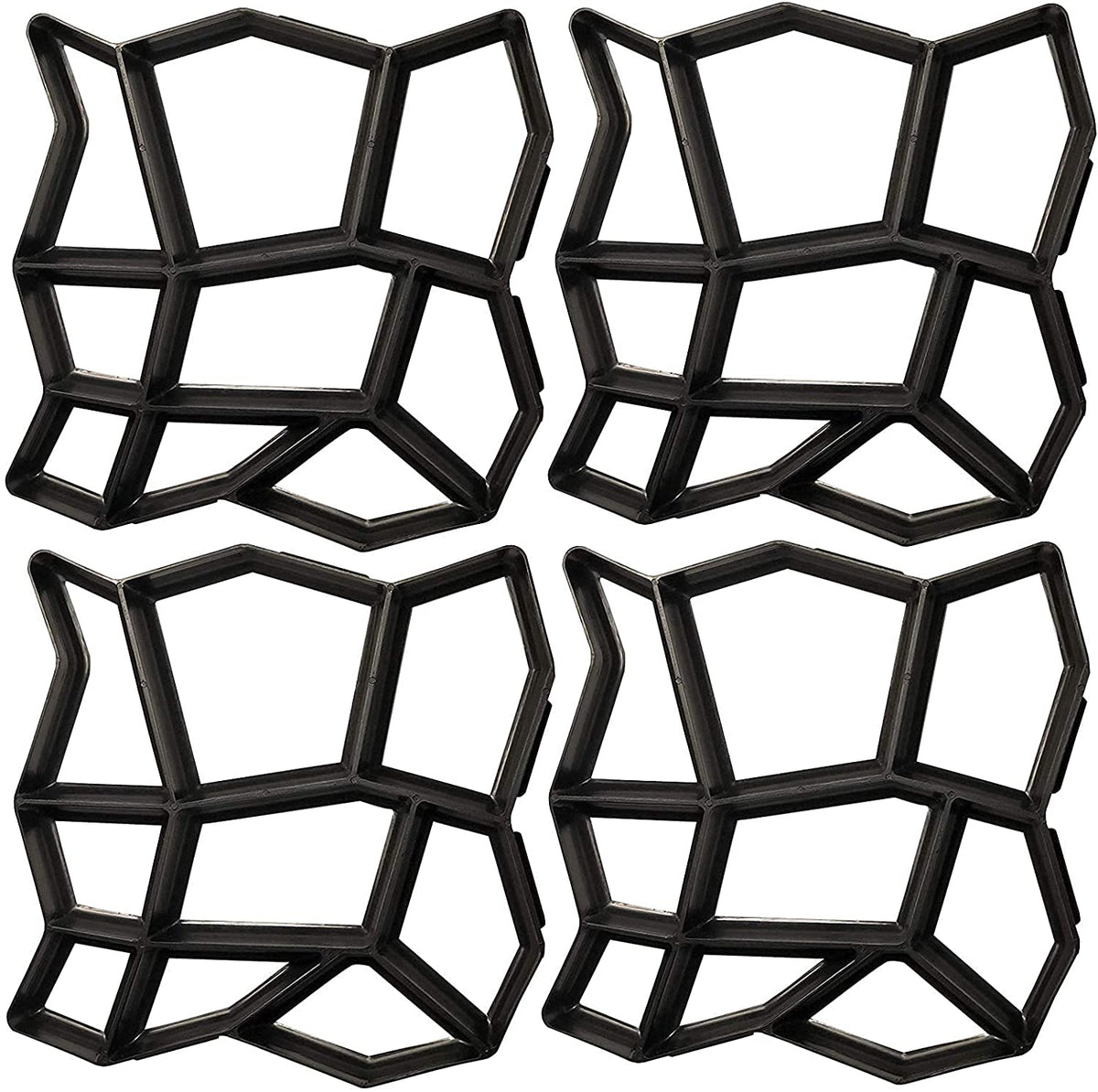 VanSmaGo Walk Path Maker 4-pack stepping stones for patio use