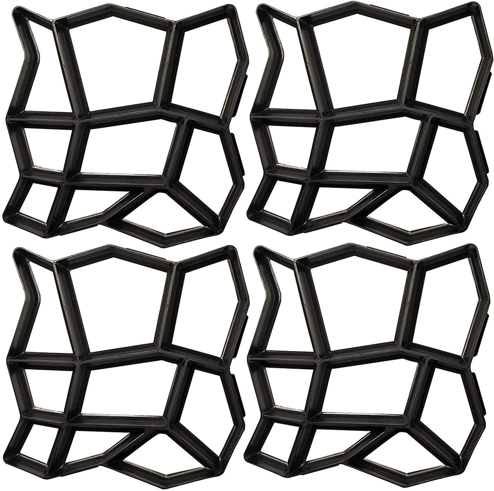 VanSmaGo Walk Path Maker 4-pack stepping stones for patio use