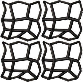 VanSmaGo Walk Path Maker stone mold with 13x13x1-4in blocks for garden paths