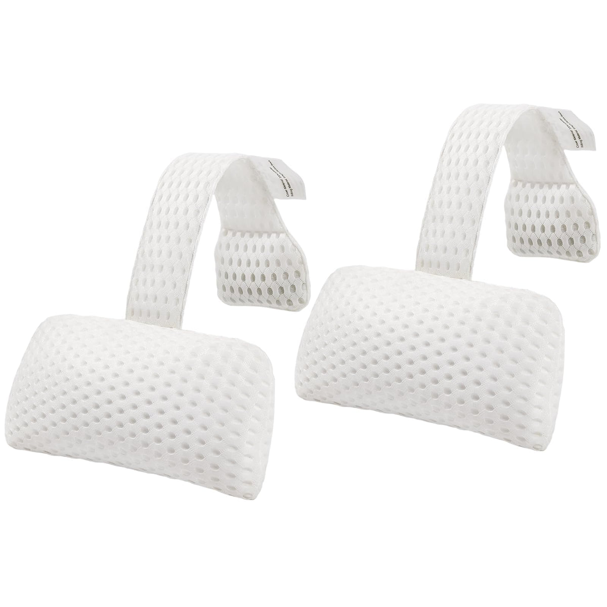 Vanstormy hot tub pillow two-pack on tub edge for outdoor relaxation